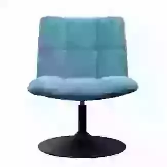 Swivel Accent Chair Danish Influenced Design - Chenille Ocean